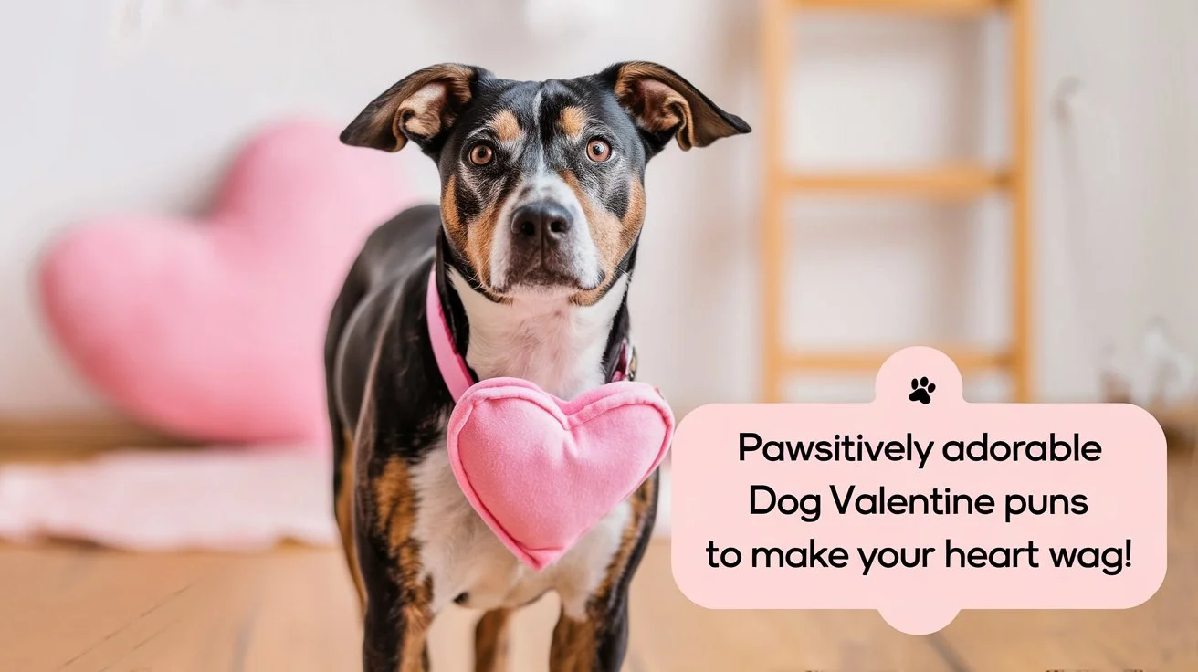 Pawsitively Adorable Dog Valentine Puns to Make Your Heart Wag!