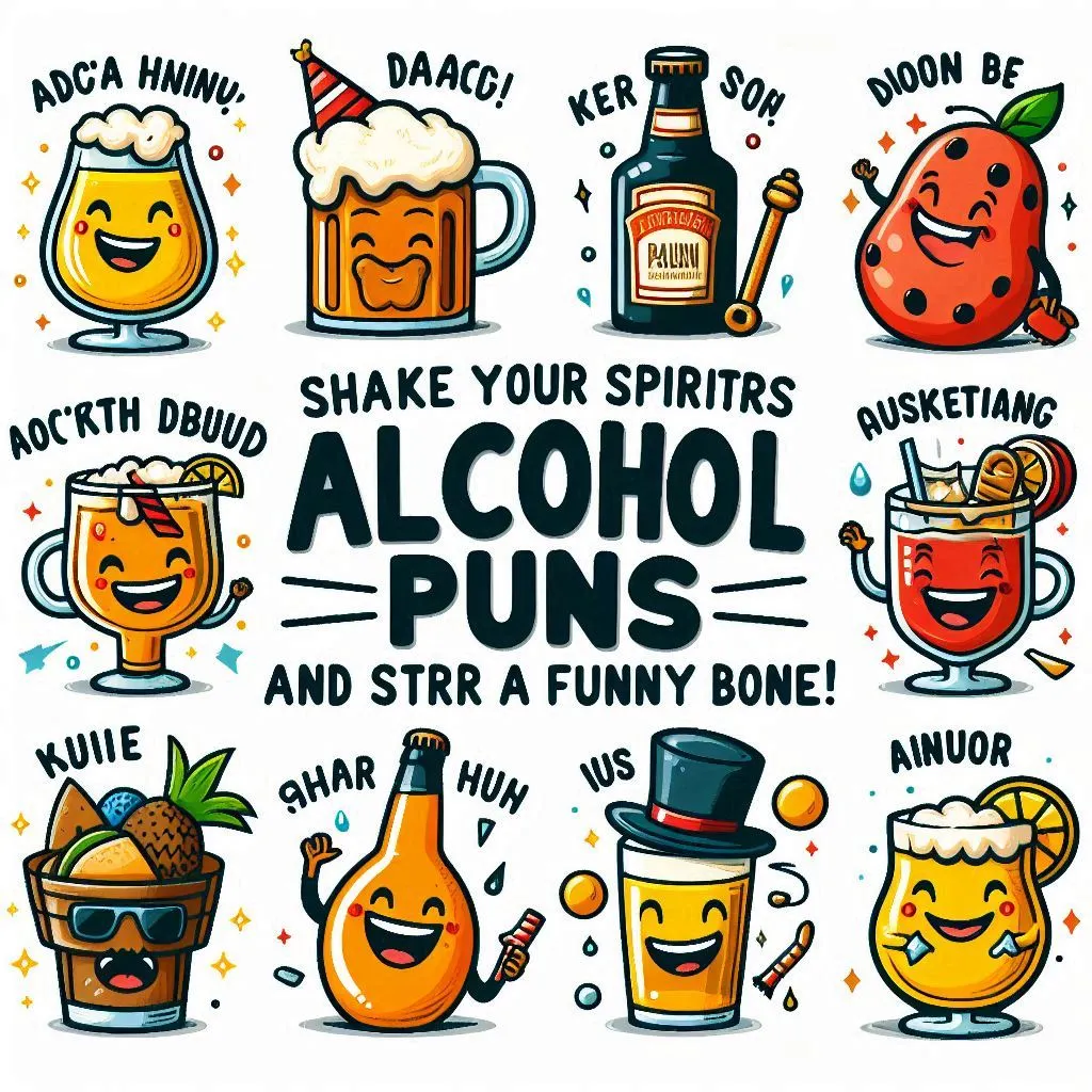 Alcohol Puns That Will Shake Your Spirits and Stir Your Funny Bone!