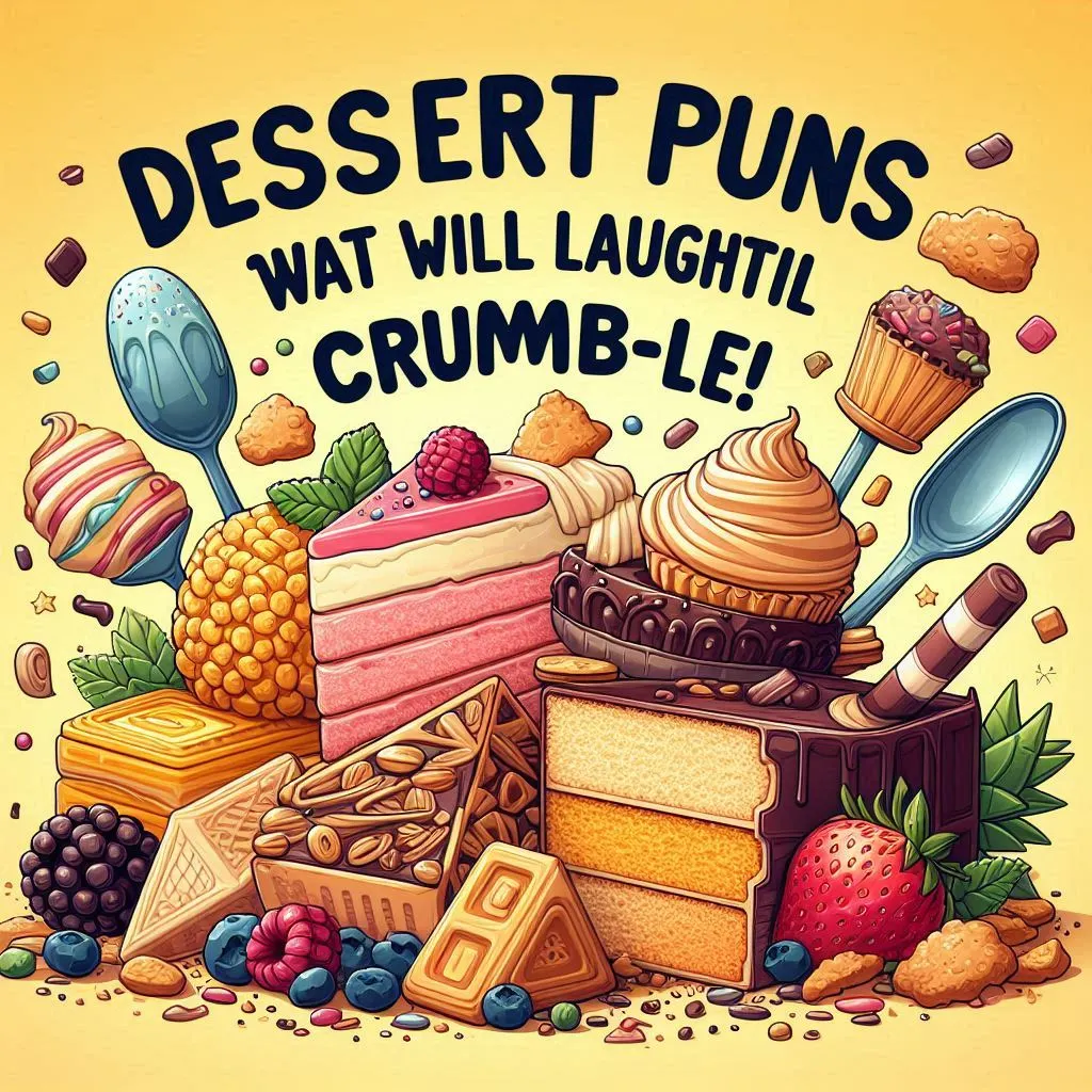 Dessert Puns That Will Make You Laugh Until You Crumb-le!