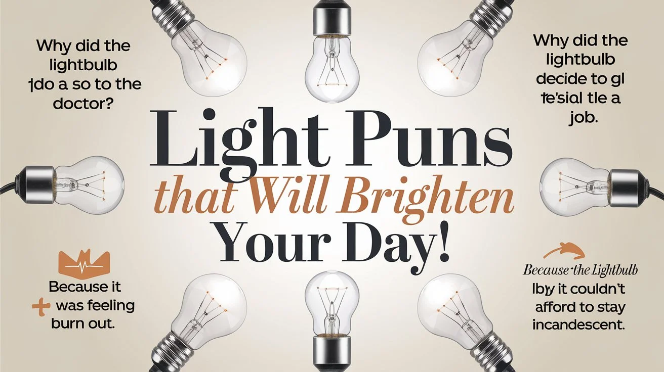 Light Puns That Will Brighten Your Day!