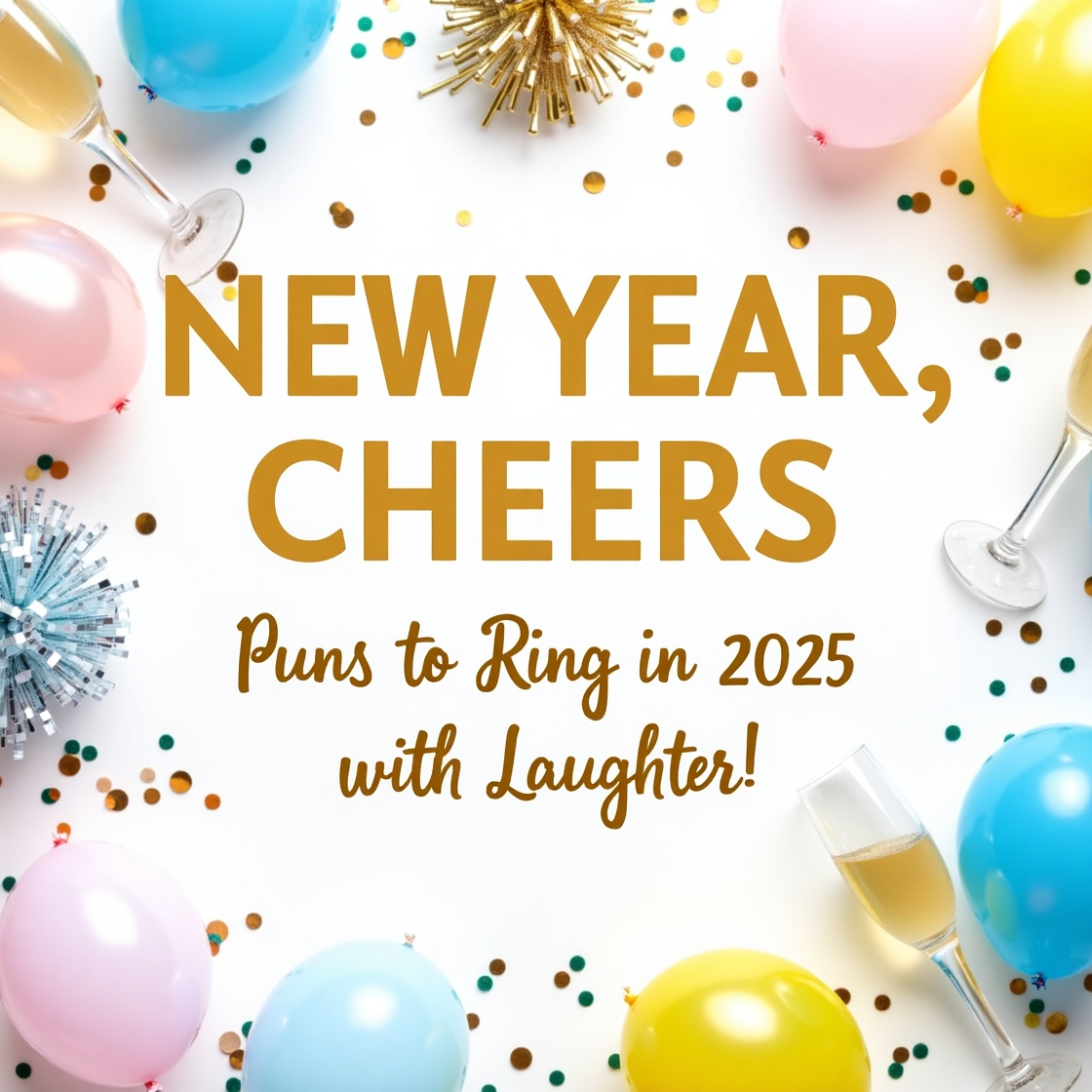 "New Year, New Cheers: Puns to Ring in 2025 with Laughter!"