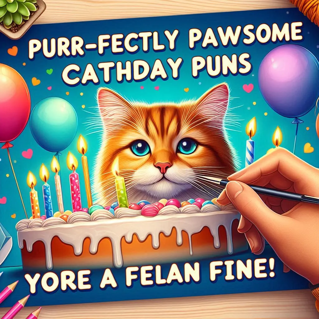 🐱🎂 Purr-fectly Pawsome Cat Birthday Puns to Make You Feline Fine! 🎉🐾