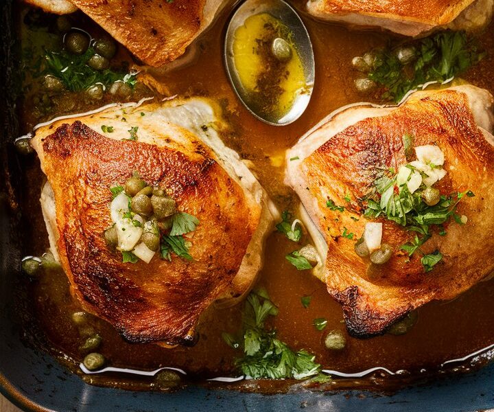 Pan-Seared Cod with Herb Butter