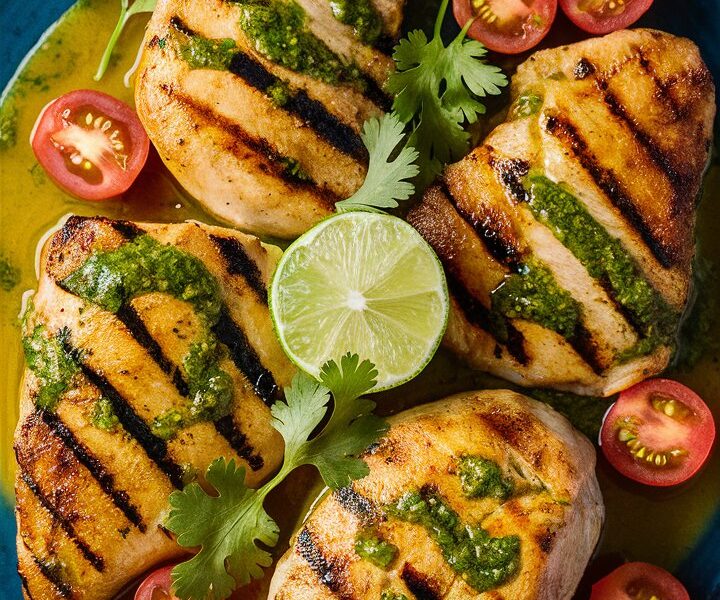 Grilled Salsa Verde Chicken