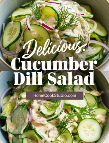 Creamy Cucumber Salad with Dill