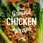 Ground Chicken Lettuce Wraps