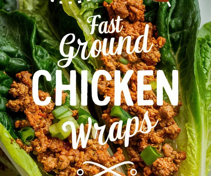 Ground Chicken Lettuce Wraps