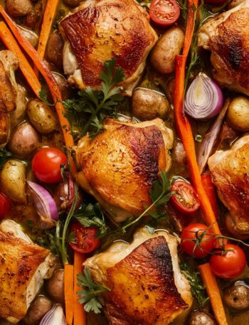 Ranch Baked Chicken and Vegetables