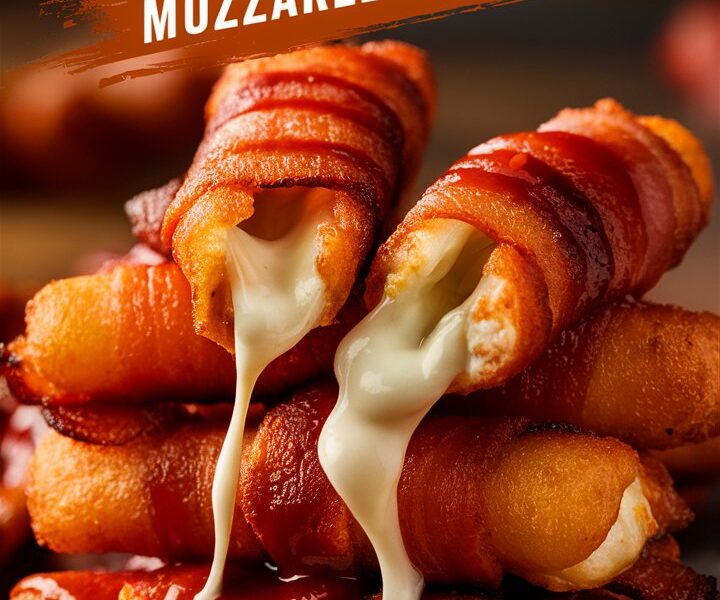Bacon-Wrapped Mozzarella Sticks