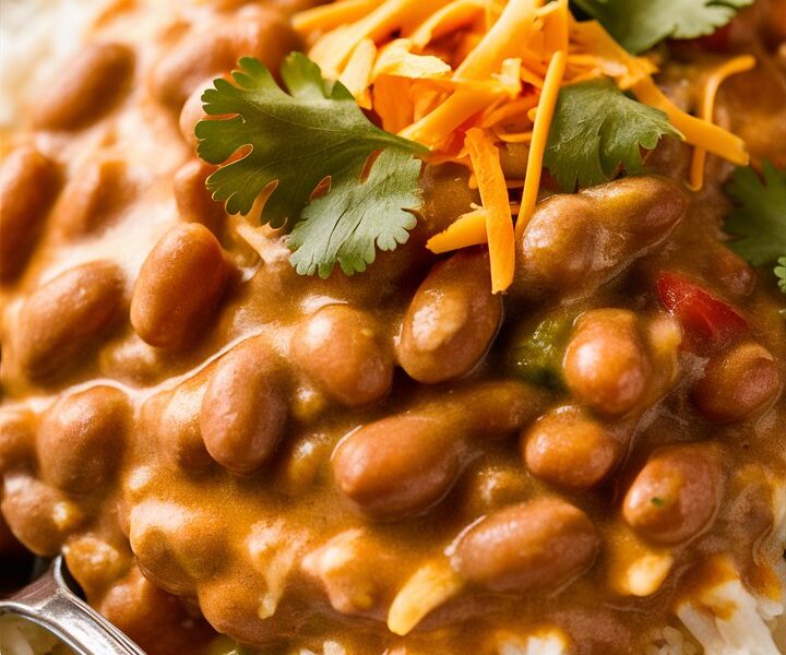 Creamy Cheddar Pinto Beans