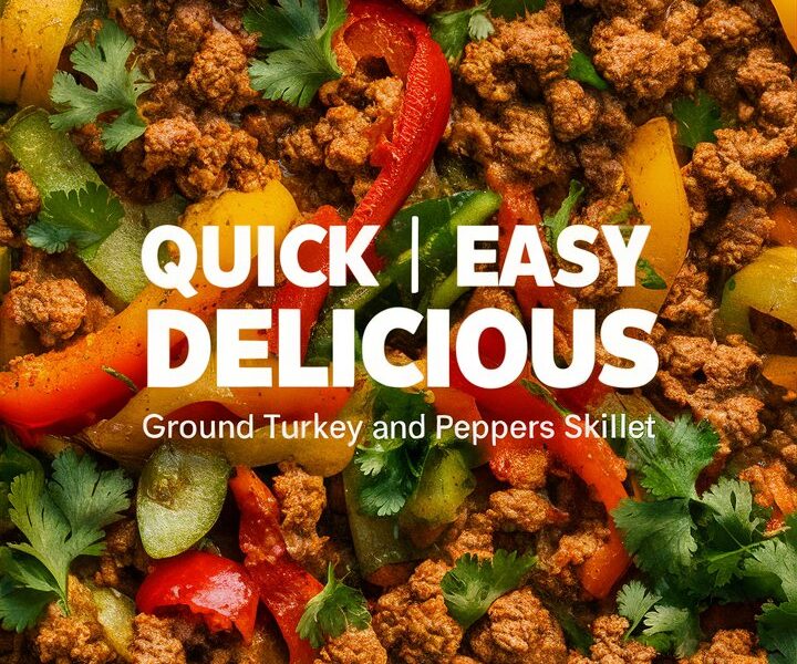 Ground Turkey and Peppers Skillet