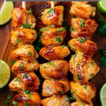 Honey Lime Chicken Skewers