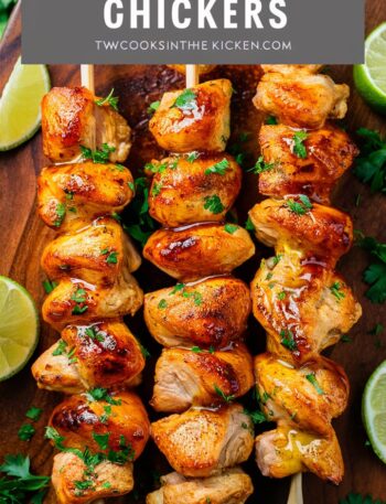 Honey Lime Chicken Skewers