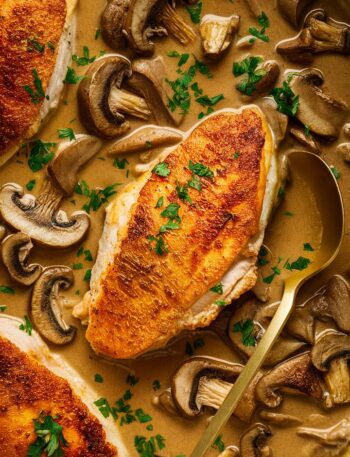 Creamy Chicken Mushroom Pasta