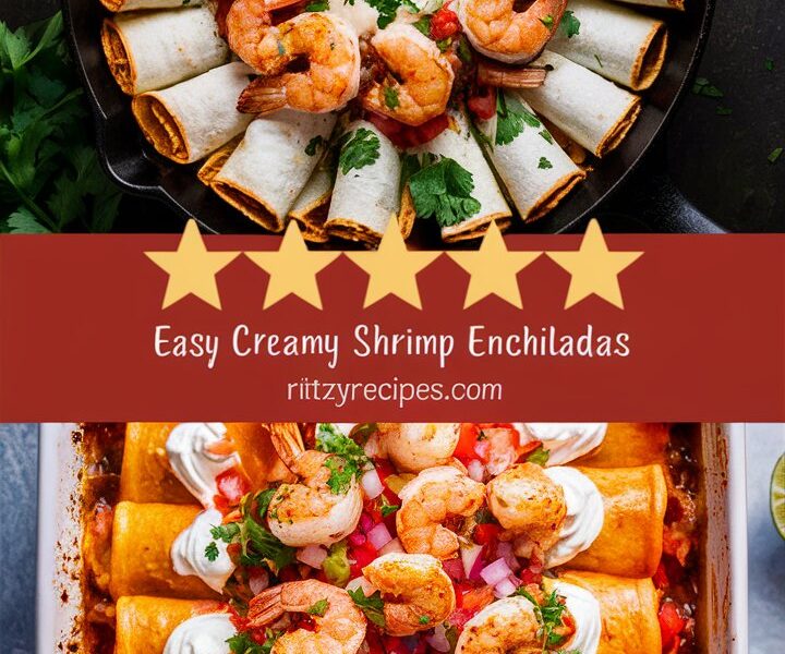Creamy Shrimp Enchiladas