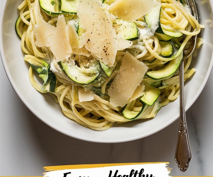 Creamy Zucchini Pasta with Herbs