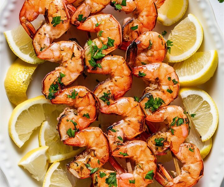 Cajun Garlic Butter Shrimp Skewers