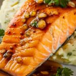 Honey Garlic Air Fryer Salmon
