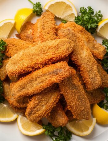 Crispy Pork Cutlets with Lemon