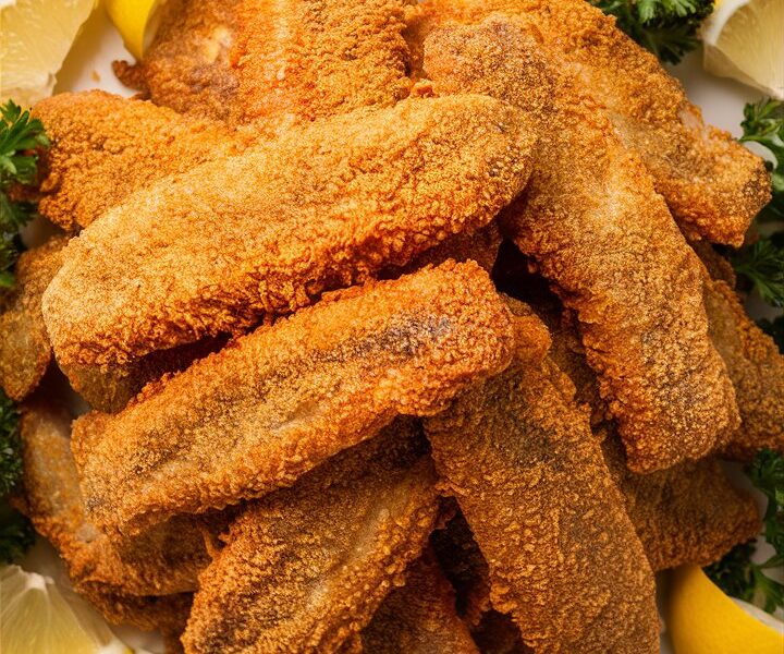 Crispy Pork Cutlets with Lemon