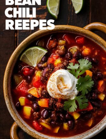 Slow Cooker Lentil and Black Bean Chili