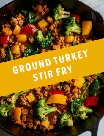 Spicy Ground Turkey Stir Fry Bowl