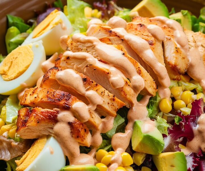 Cajun Shrimp Chopped Salad