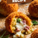 Crispy Ham and Cheese Arancini