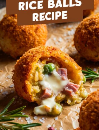 Crispy Ham and Cheese Arancini