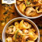 Crockpot Chicken Tortellini Soup