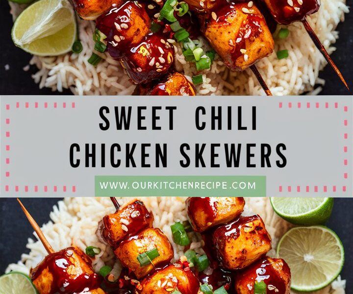 Sweet Chili Chicken Skewers