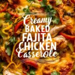 Creamy Chicken Fajita Bake