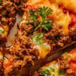 Breakfast Pizza with Eggs and Sausage
