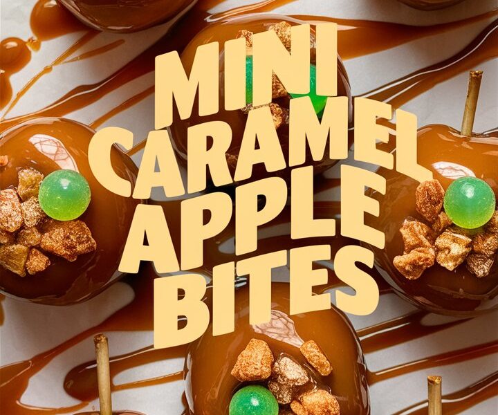 Mini Caramel Apple Bites