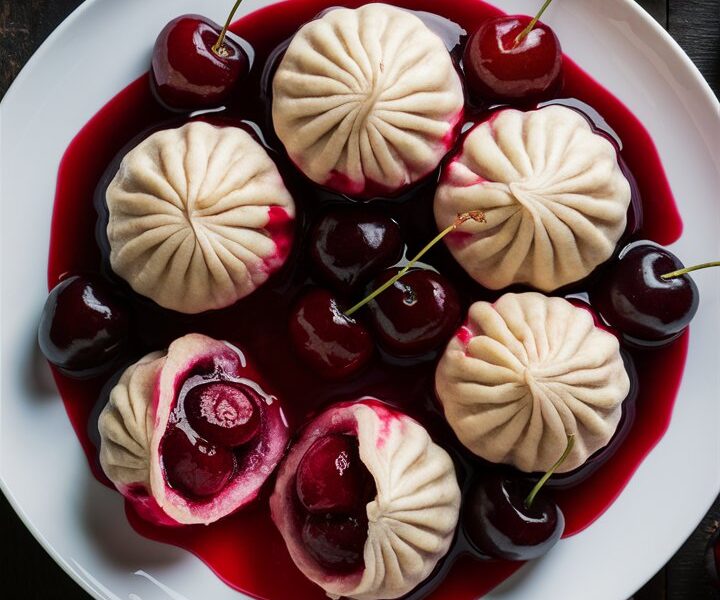 Cherry Vareniki (Ukrainian Dumplings)