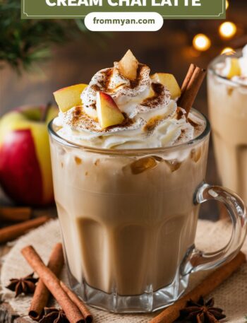 Iced Apple Crisp Chai Latte