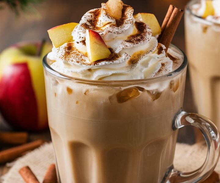 Iced Apple Crisp Chai Latte