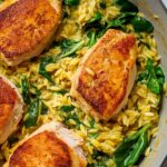 Creamy Boursin Chicken with Orzo