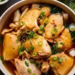 Poached Chicken with Ginger Scallion Sauce