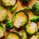 Creamy Brussels Sprouts with Bacon