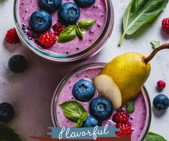 Blueberry Pear Smoothie