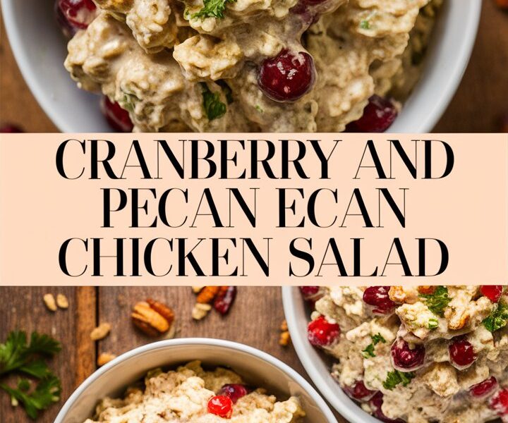 Cranberry Pecan Chicken Salad