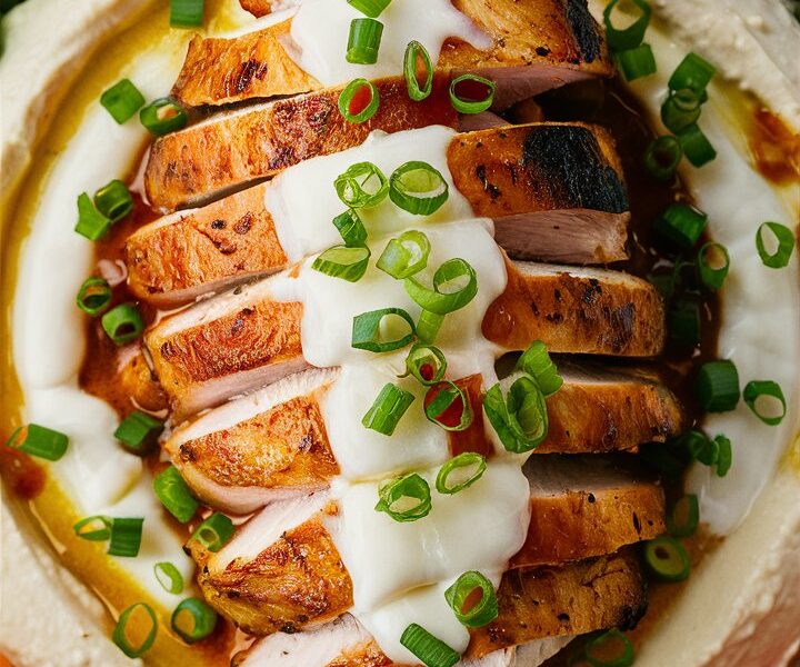 Grilled Chicken with Pepperoncini Butter