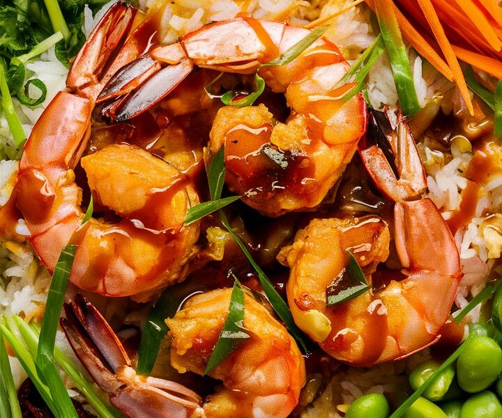 Spicy Shrimp Rice Bowl