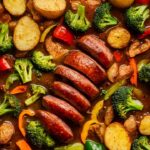 Kielbasa Tortellini Sheet Pan Dinner