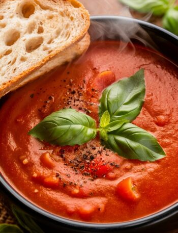 Roasted Tomato Basil Soup