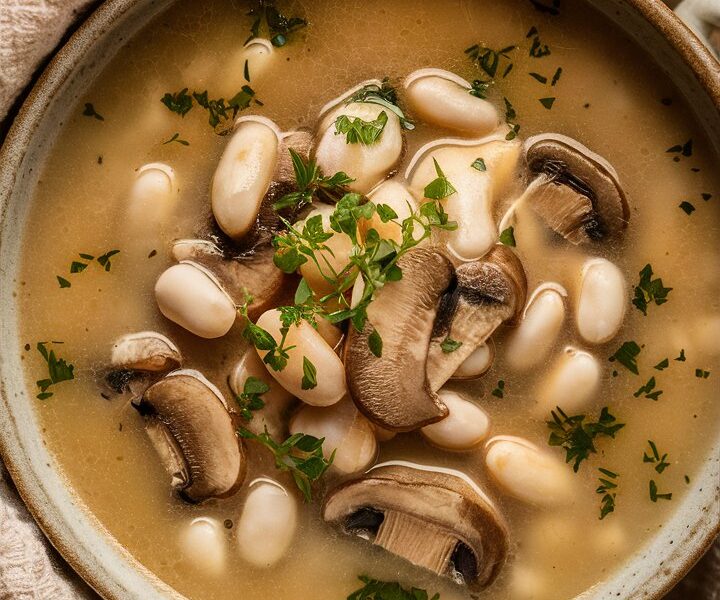Mushroom and White Bean Soup