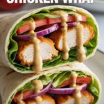 Chicken Wrap with Honey Mustard Sauce