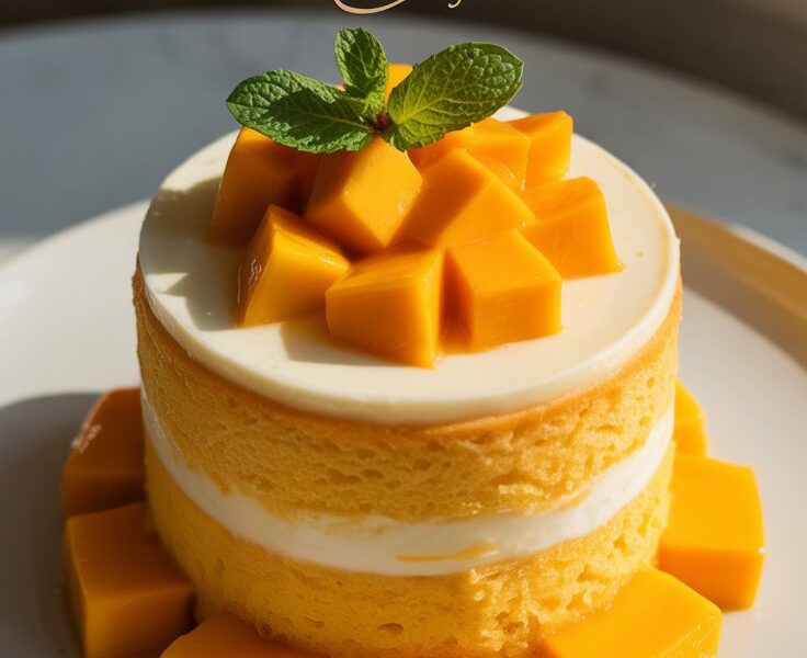 Mango Tres Leches Cake