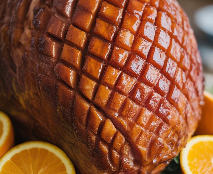 Brown Sugar Glazed Baked Ham